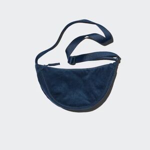 Uniqlo | Bag | Round Mini Corduroy Shoulder Bag | Blue